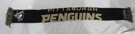 NHL Pittsburgh Penguins 2014 Wordmark Stripe Acrylic Scarf 64&quot; x 7&quot; by FOCO - £15.66 GBP