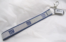 NFL New York Giants Wristlet Key Chains Sparkle Lanyard - £7.58 GBP