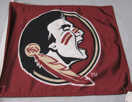 NCAA Florida State Seminoles Logo on Red Window Car Flag by Fremont Die - $13.95