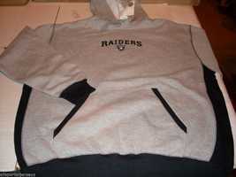 NFL Las Vegas Raiders Gray Hooded Sweatshirt size Medium by VF Imagewear - £27.93 GBP