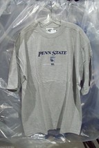 Ncaa Penn State Over Logo &amp; Psu Embroidered On Gray Lee Sport T-SHIRT Adult Xl - £18.03 GBP