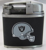 Lighter NFL Los Vegas Raiders Windproof Refillable Butane w/Gift Box by FSO - £15.71 GBP