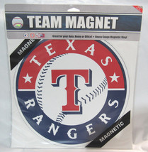 MLB Texas Rangers 12 inch Auto Magnet Die-Cut Logo by Fremont Die - $16.90