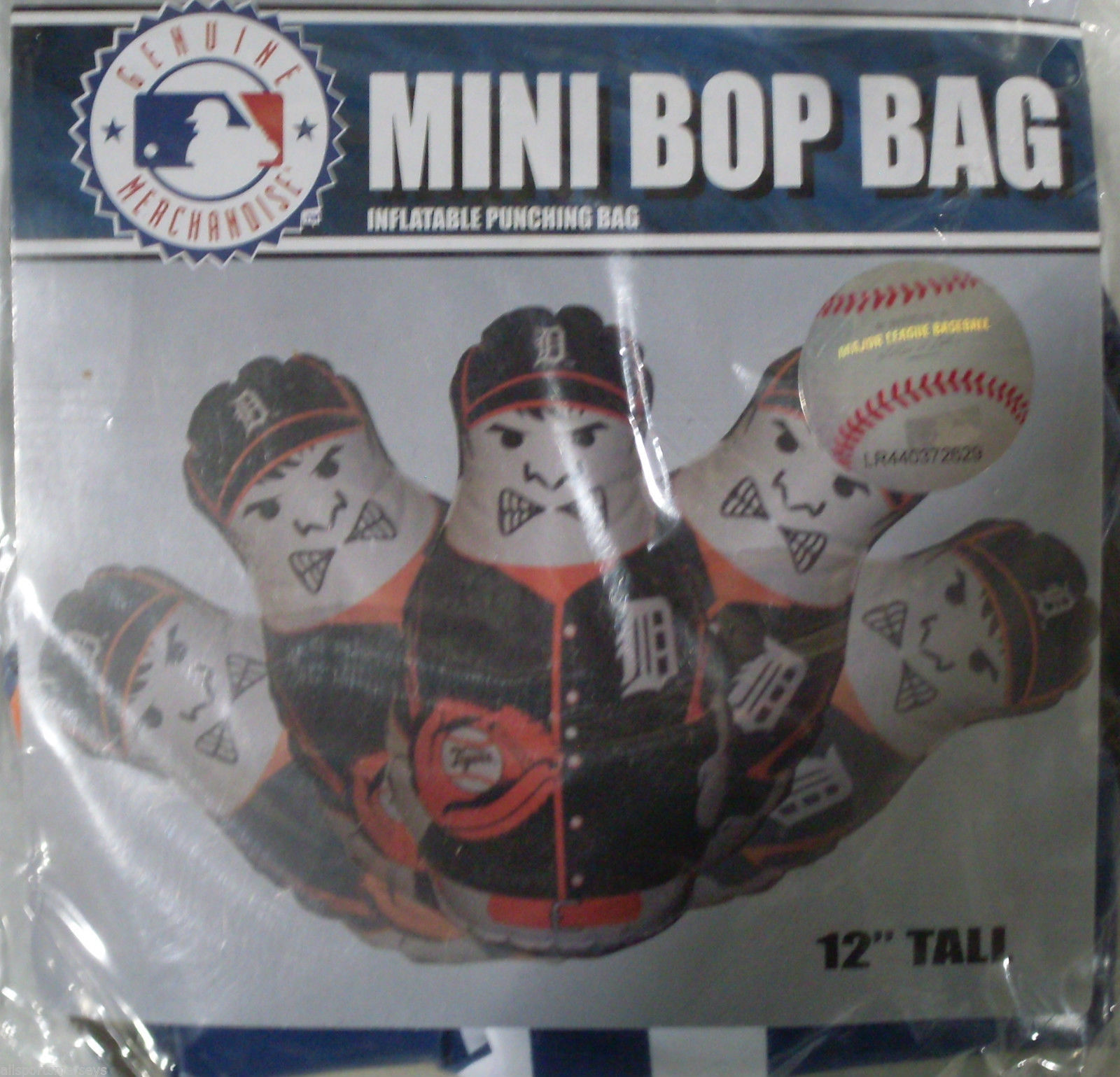 Primary image for MLB Detroit Tigers 12 inch Inflatable Mini Bop Bag by Fremont Die