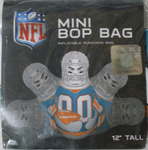 NFL Miami Dolphins 12 inch Inflatable Mini Bop Bag by Fremont Die - £12.04 GBP