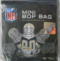 NFL New Orleans Saints 12 inch Inflatable Mini Bop Bag by Fremont Die - £14.81 GBP