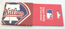 Mlb Super Wally BI-FOLD Wallet Made Of Du Pont Tyvek - Philadelphia Phillies - £7.06 GBP