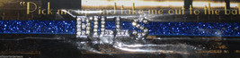 NFL Buffalo Bills Blue Glitter Fashion Team Bracelet by Wordables - $13.95