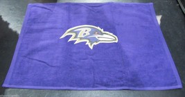 NFL Baltimore Ravens Sports Fan Towel Purple 15&quot; by 25&quot; by WinCraft - £13.54 GBP