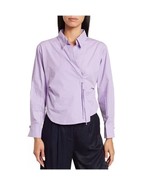 70/21 High-Low Long Sleeve Top, Designer Luxury, Large. Purple, NWT - $82.80 CAD