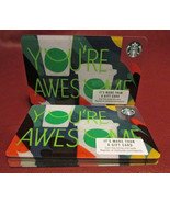 Starbucks 2017 YOU'RE AWESOME Gift Card New with Tags - $4.40