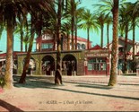 Vtg Postcard 1910 Algeria Alger Algers Oasis at Casino L&#39;Oasis et Le Casino - £11.65 GBP