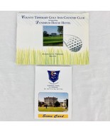 County Tipperary Golf and Country Club Dundrum Hotel Brochure &amp; Score Card - $11.72 CAD