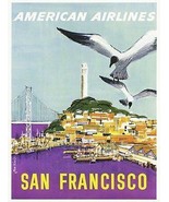 1960&#39;s San Francisco - American Airlines - Travel Advertising Poster - £26.37 GBP