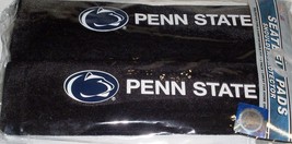 NCAA Penn State Nittany Lions Seat Belt Pads Velour Pair by Fremont Die - £14.74 GBP