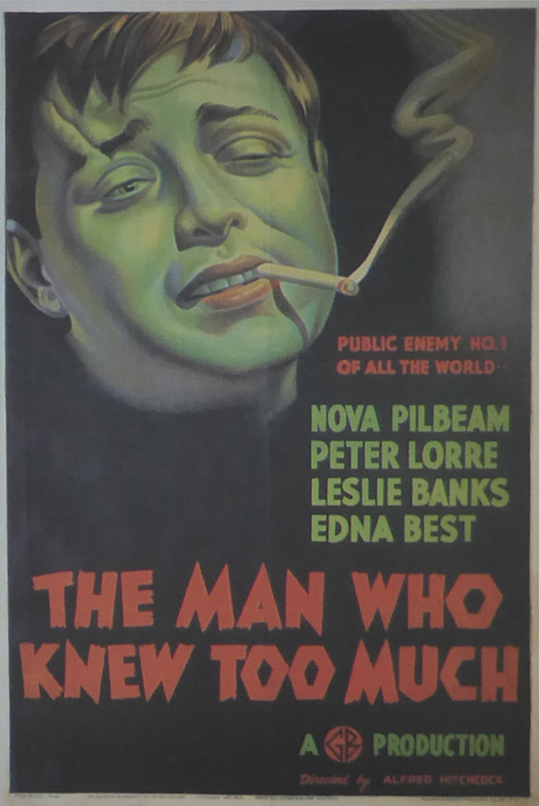 The Man who knew too much - Peter Lorre  - Movie Poster - Framed Picture 11 x 14 - £26.05 GBP