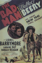 The Bad Man - Wallace Beery  - Movie Poster - Framed Picture 11 x 14 - £25.98 GBP