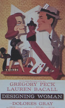 Designing Woman - Gregory Peck  - Movie Poster - Framed Picture 11 x 14 - $32.50