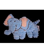 Stuffed Plush Blue Elephant Stephan Baby Rattle 9&quot; Toy Animal - $241.61 MXN