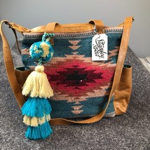 Stanley Street Bag Backpack Aztec Mohair Western Kilim Tote or Crossbody NWT - £66.17 GBP