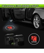 2x PCs Saturn Logo Wireless Car Door Welcome Laser Projector Shadow LED ... - £18.62 GBP