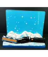 TM &amp; Warner Bros Hallmark Polar Express Christmas Train Card Picture Holder - £25.54 GBP