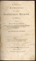 1820 Anatomische Beschreibung Ganzen Menschlichen Körpers Mayer Anatomy German - £126.68 GBP