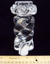 Vintage Signed Baccarat Aladin French Crystal 6 1/4 Inch Candlestick Holder - £322.62 GBP