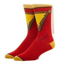 Shazam Movie Caped Costume Socks Red - £14.37 GBP
