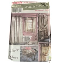 Simplicity 5480 Ultimate Bath &amp; Spa Decorator&#39;s Corner One Size uncut - £7.39 GBP