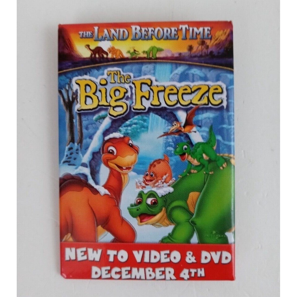 2001 The Land Before Time The Big Freeze Movie Promo Pin Button - $8.42