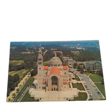 Postcard Aerial View National Shrine Immaculate Conception Washington DC Chrome - £5.53 GBP