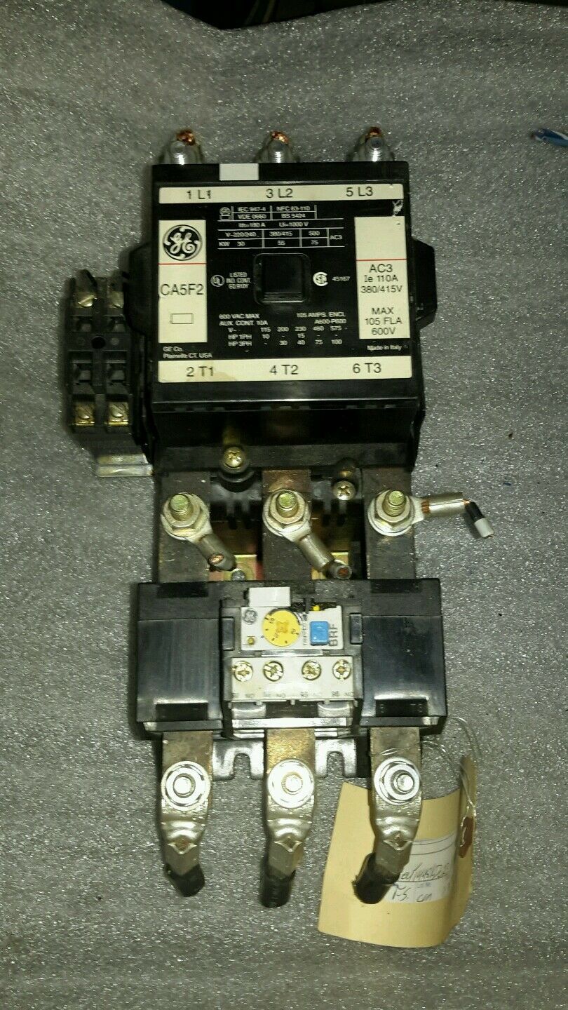 GE CA5F2 CONTACTOR W/ BRF35M 110A 600V MAX SALE $129 - $120.62