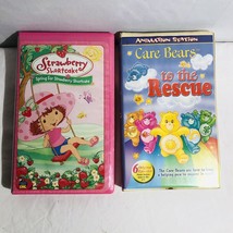 (2pcs.) Your Childs Favorites Movies Vhs Strawberry Shortcake And Care Bears - $5.69