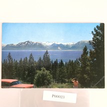 Vintage 1960s Mt Tallac Lake Tahoe California Snow Cross Color Photo - $14.92
