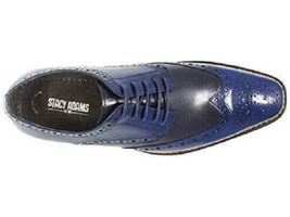 Stacy Adams Tinsley Wingtip Oxford Mens Shoes Cobalt Multi  Lace Up 25092-468 image 6