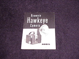 Vintage Brownie Hawkeye Camera Flash Model Instruction Manual Booklet, Kodak - £5.49 GBP