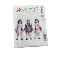 McCall&#39;s M6193 Easy Infants Jacket Jumper Pants Hat Small Med Large Uncu... - $5.22