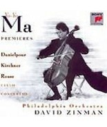 YO YO MA Premieres: Danielpour, Kirchner, Rouse - Cello Concertos CD Son... - £3.90 GBP