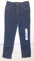 WonderKids Toddler Girls Blue Jeans with White Dots Sizes 18M,  2T or 4T NWT - $7.69