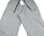 Nike Therma Fit Fitness Open Hem Gym Pants Men&#39;s Size Large Grey NEW DQ4... - $44.99