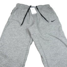 Nike Therma Fit Fitness Open Hem Gym Pants Men&#39;s Size Large Grey NEW DQ4856-063 - £35.37 GBP
