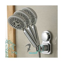 Adjustable Power Lock Shower Head Holder Wall Mount Shower Head Suction ... - $24.00