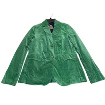 Ann Mashburn Sarah Jacket Apple Stretch Velveteen Size Small Green New w... - $346.50