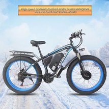 &quot;KETELES&quot; Front And Rear Dual Motor Electric Bicycle 21 Speed Oil Brake - £1,460.51 GBP