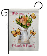 Friends &amp; Family Garden Flag Sweet Home 13 x18.5 Double-Sided House Banner - £15.96 GBP