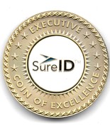 Sure-ID RAPID-Gate Executive Coin Of Excellence TOKEN Military Facility ... - $19.79