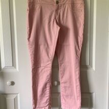 No Boundaries Women's Mid Rise Skinny Pink Jeans Size 13 - $19.80