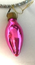Katherine’s Collection 3” x 1  1/4” retro Christmas bulb ornament C7 Gla... - $156.05 MXN