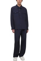 Jonathan Simkhai niall relaxed fluid shirt Midnight - $194.00
